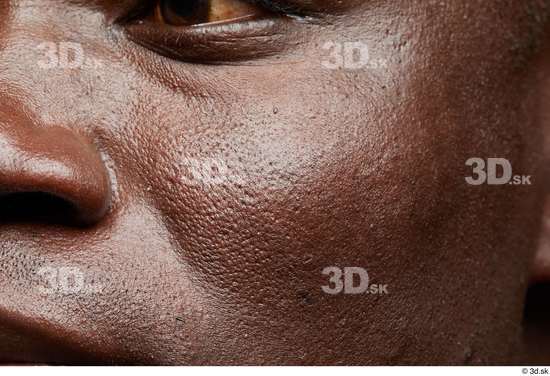 Face Nose Cheek Skin Man Black Slim Studio photo references