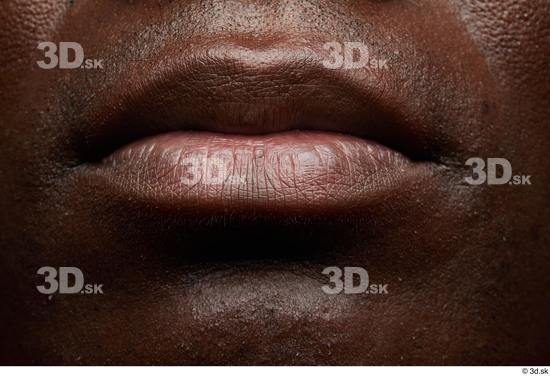 Face Mouth Skin Man Black Slim Studio photo references