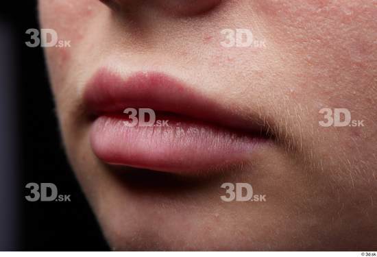 Face Mouth Cheek Skin Woman White Slim Studio photo references