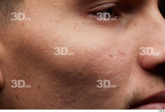 Eye Face Cheek Skin Man White Slim Studio photo references