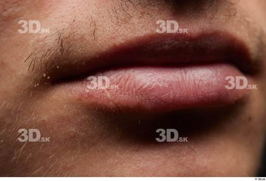 Face Mouth Skin Man White Slim Studio photo references