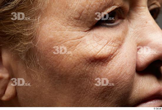 Eye Face Nose Cheek Hair Skin Woman Overweight Wrinkles Studio photo references