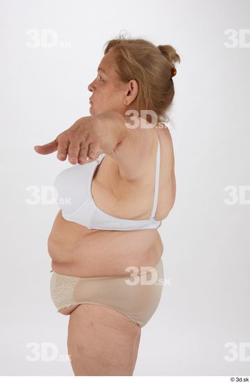 Upper Body Woman Overweight Street photo references