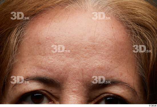 Face Hair Skin Woman Chubby Wrinkles Studio photo references