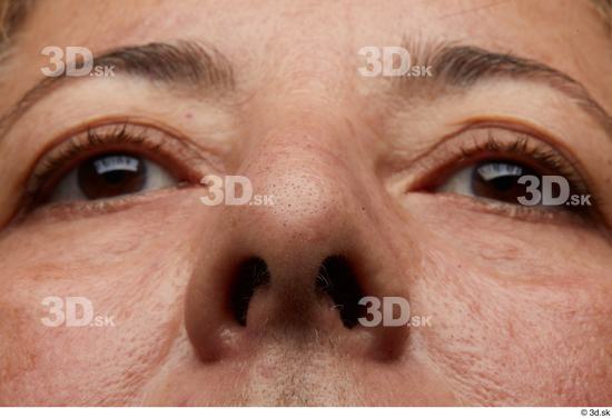Face Nose Skin Woman Chubby Wrinkles Studio photo references