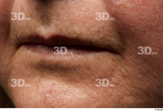 Face Mouth Cheek Skin Woman Chubby Wrinkles Studio photo references