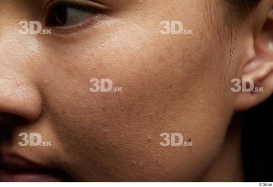 Eye Face Nose Cheek Ear Skin Woman Asian Slim Studio photo references