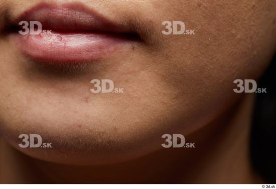 Face Mouth Cheek Skin Woman Asian Slim Studio photo references