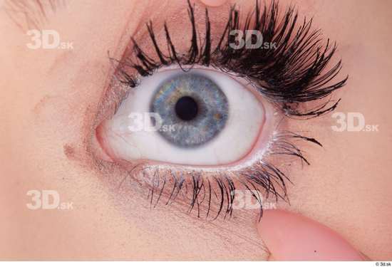 Eye Skin Woman White Slim Studio photo references