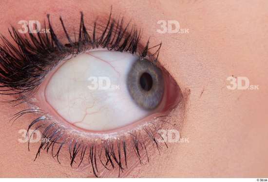 Eye Skin Woman White Slim Studio photo references