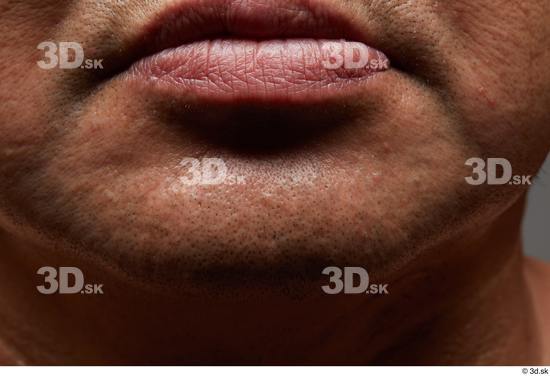 Face Mouth Skin Man Asian Overweight Wrinkles Studio photo references