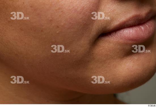 Face Mouth Cheek Skin Woman Slim Studio photo references