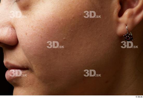 Face Mouth Cheek Ear Skin Woman Slim Studio photo references