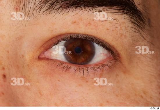 Eye Skin Man Overweight Studio photo references