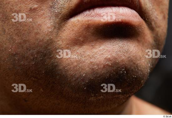 Face Mouth Cheek Skin Man Overweight Studio photo references