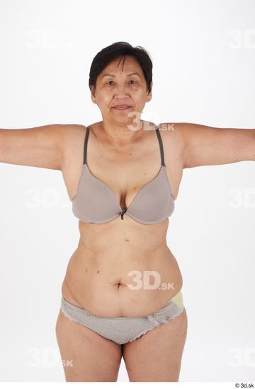 Upper Body Woman Asian Chubby Street photo references