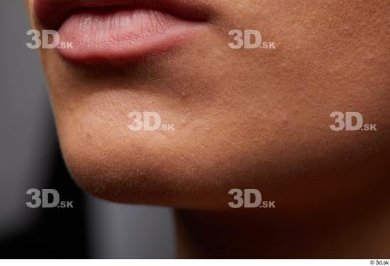 Face Mouth Skin Woman White Slim Studio photo references