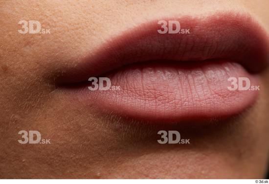 Face Mouth Skin Woman White Slim Studio photo references