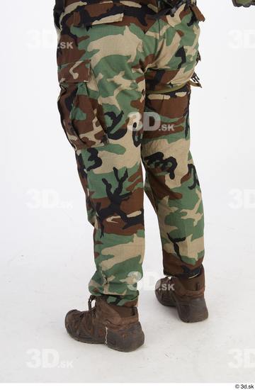 Leg Man White Army Uniform Athletic Street photo references