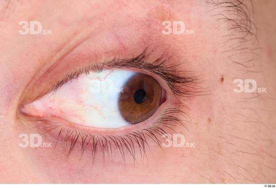 Eye Skin Man White Slim Studio photo references