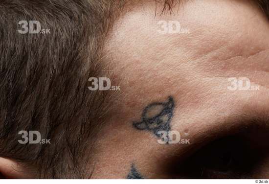 Hair Skin Man White Tattoo Slim Wrinkles Studio photo references