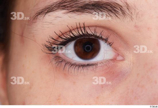 Eye Skin Woman White Slim Studio photo references