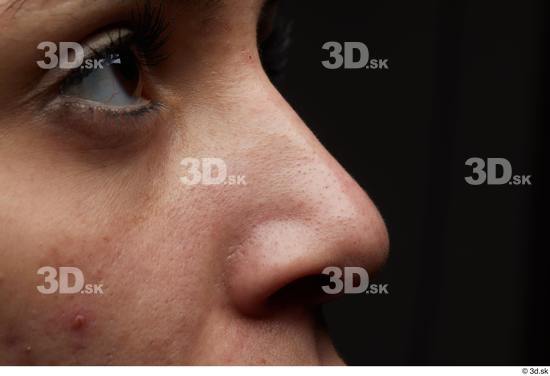 Face Nose Cheek Skin Woman White Slim Studio photo references