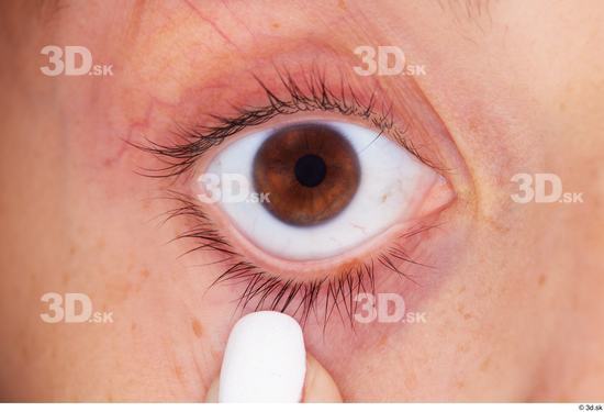 Eye Skin Woman White Slim Studio photo references