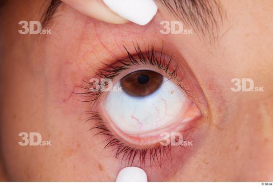 Eye Skin Woman White Slim Studio photo references