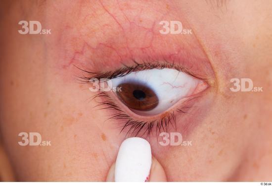 Eye Skin Woman White Slim Studio photo references