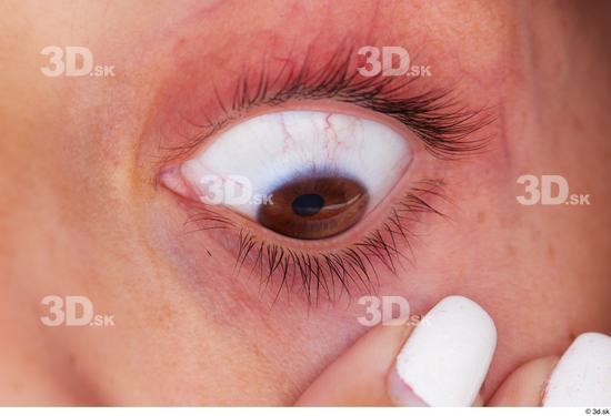 Eye Skin Woman White Slim Studio photo references