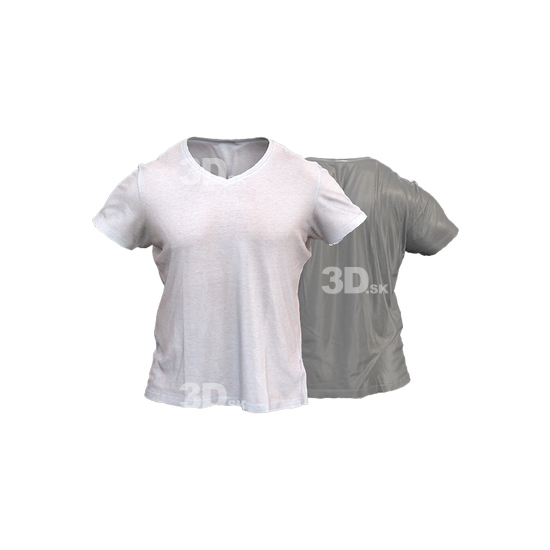 Man White 3D Raw Fashion