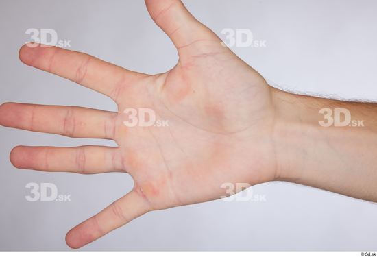 Hand Man White Slim Palm Studio photo references