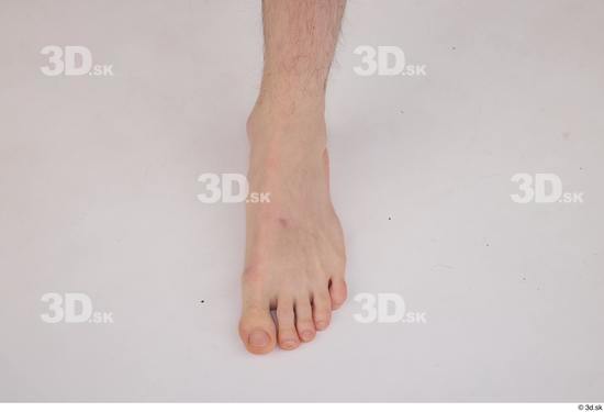 Foot Man White Nude Slim Studio photo references