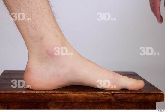 Foot Man White Nude Slim Studio photo references