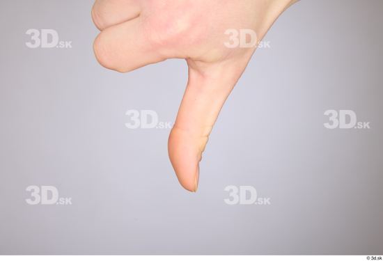 Fingers Man White Slim Studio photo references