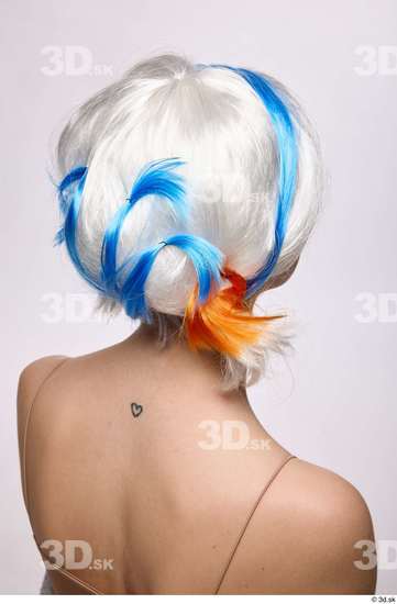 Head Hair Woman White Slim