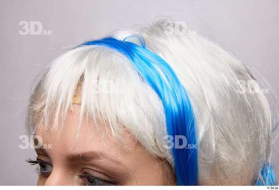 Head Hair Woman White Slim