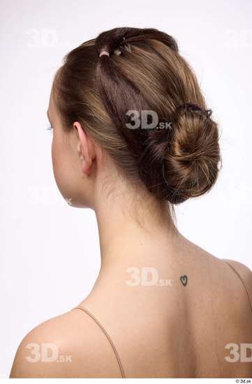 Hair Woman White Slim