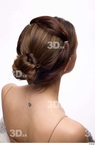 Hair Woman White Slim