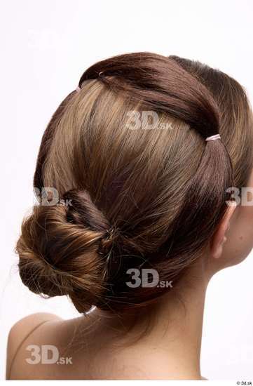 Hair Woman White Slim