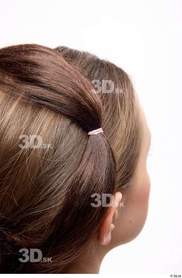 Hair Woman White Slim