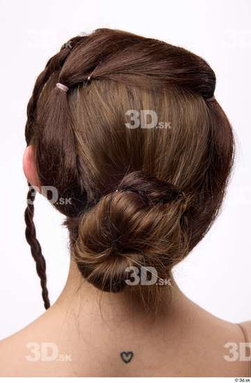 Hair Woman White Slim