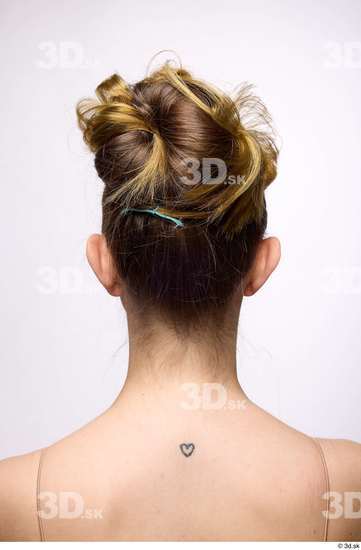 Head Hair Woman White Slim