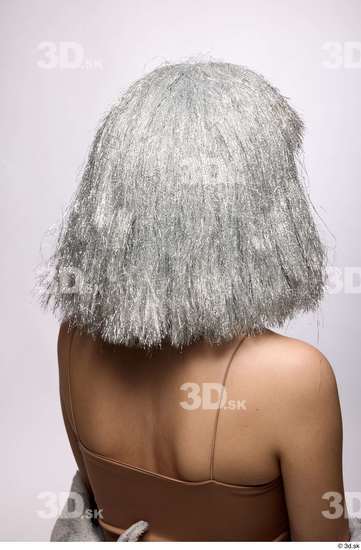 Head Hair Woman White Slim