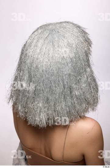 Head Hair Woman White Slim