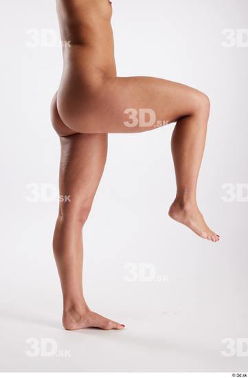 Leg Woman White Nude Slim Studio photo references