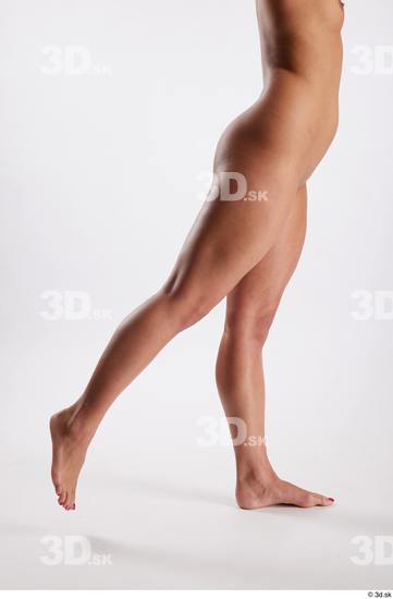 Leg Woman White Nude Slim Studio photo references