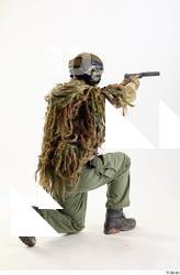 Alex Lee in Ghellie Kneeling Shooting kneeling shooting whole body…