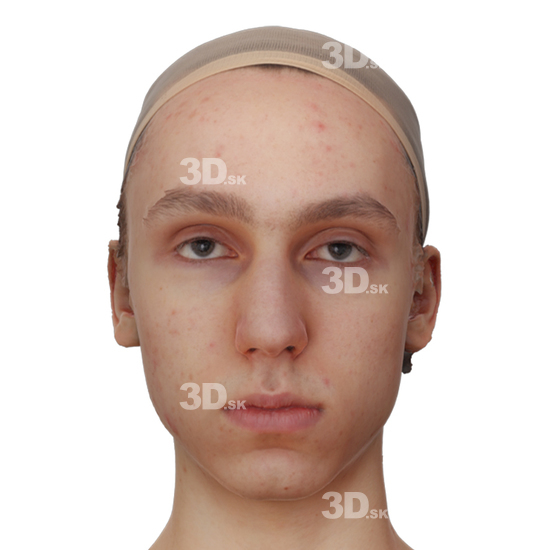 Head Man White  3D Neutral Raw